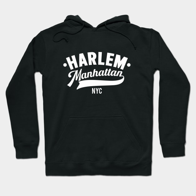 Harlem Logo - Manhattan, New York Hoodie by Boogosh